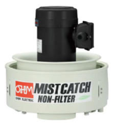 Oil mist collector by OHM DENKI, supplied by NICHIDEN THAILAND in Thailand for clean air in machining and industrial environments.png